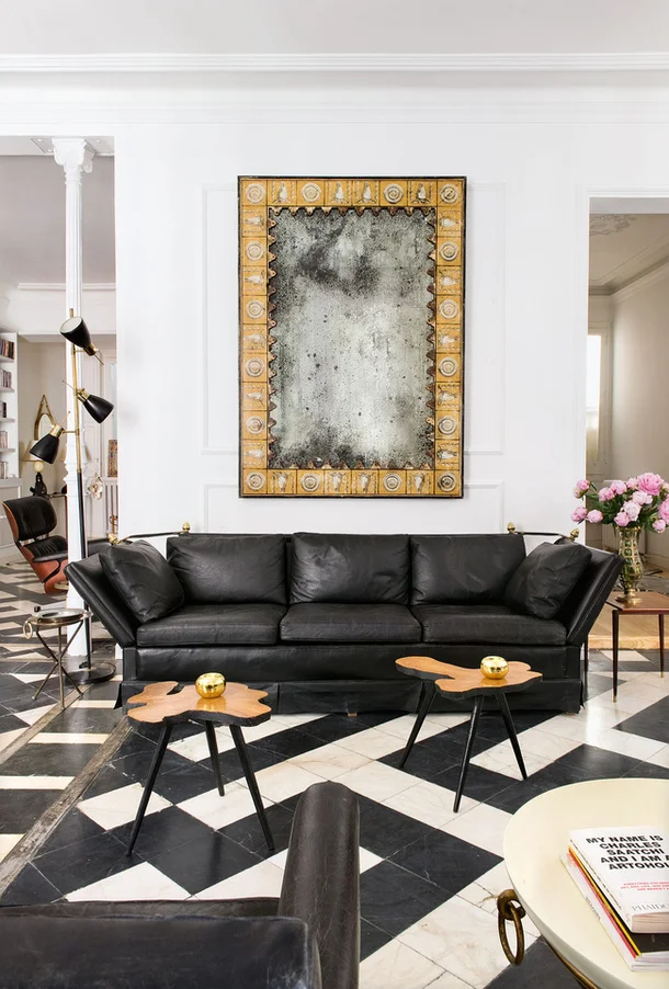 Black and White Living Room