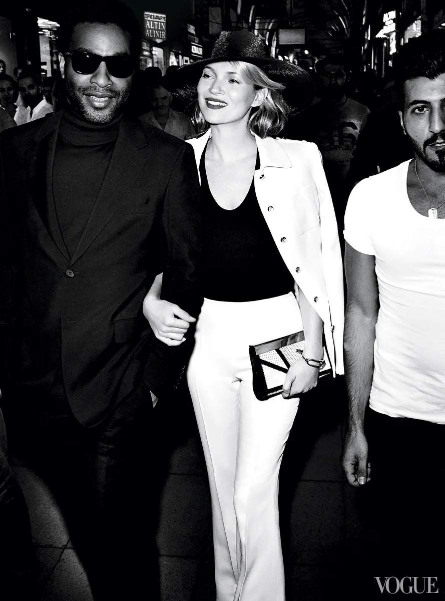 Kate Moss and Chiwetel Ejiofor for Vogue US
