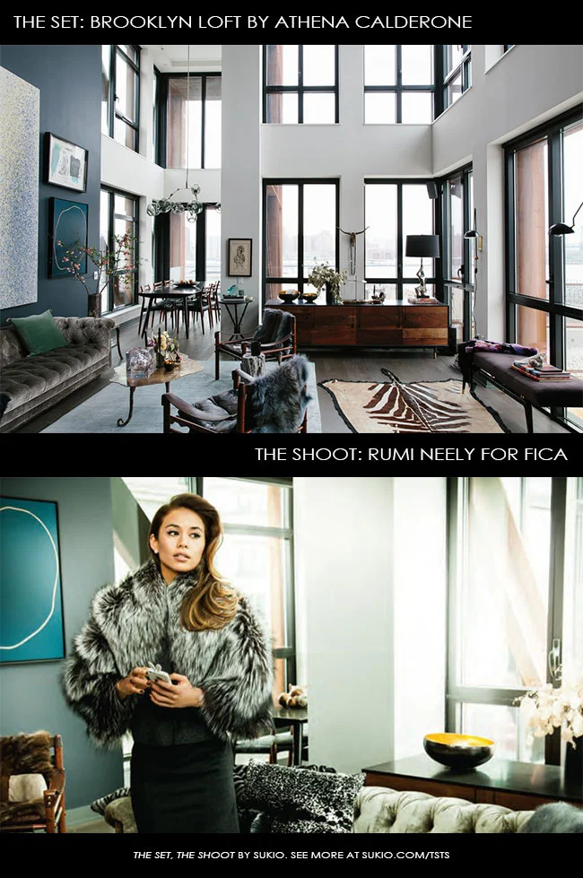 Rumi Neely in Athena Calderone's Brooklyn Loft