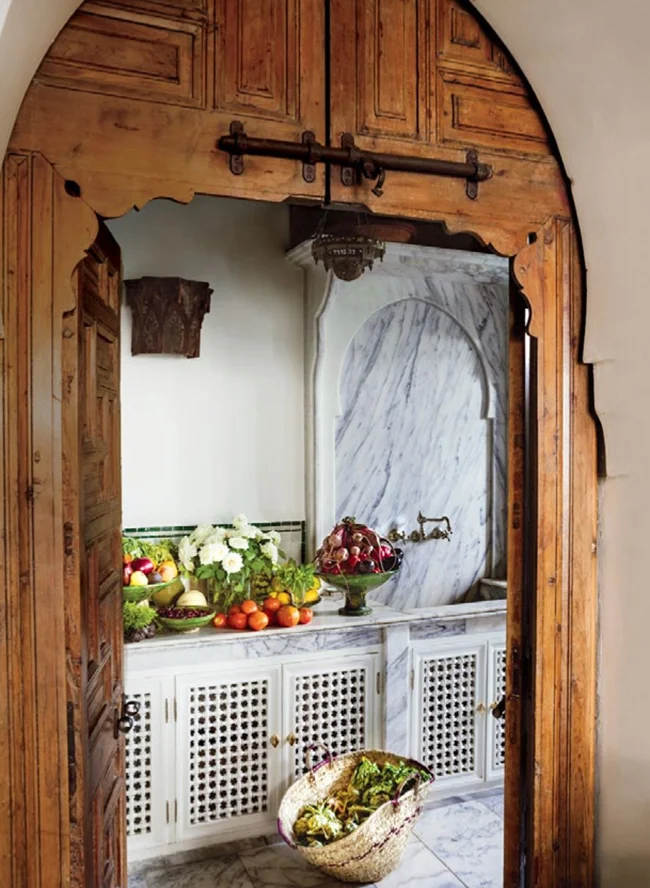 Moroccan Home of Bruno Frisoni and Hervé Van der Straeten, Vogue