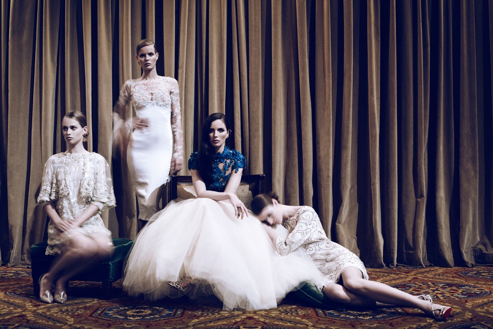 Georgina Chapman in Marchesa for Lifestyle Mirror