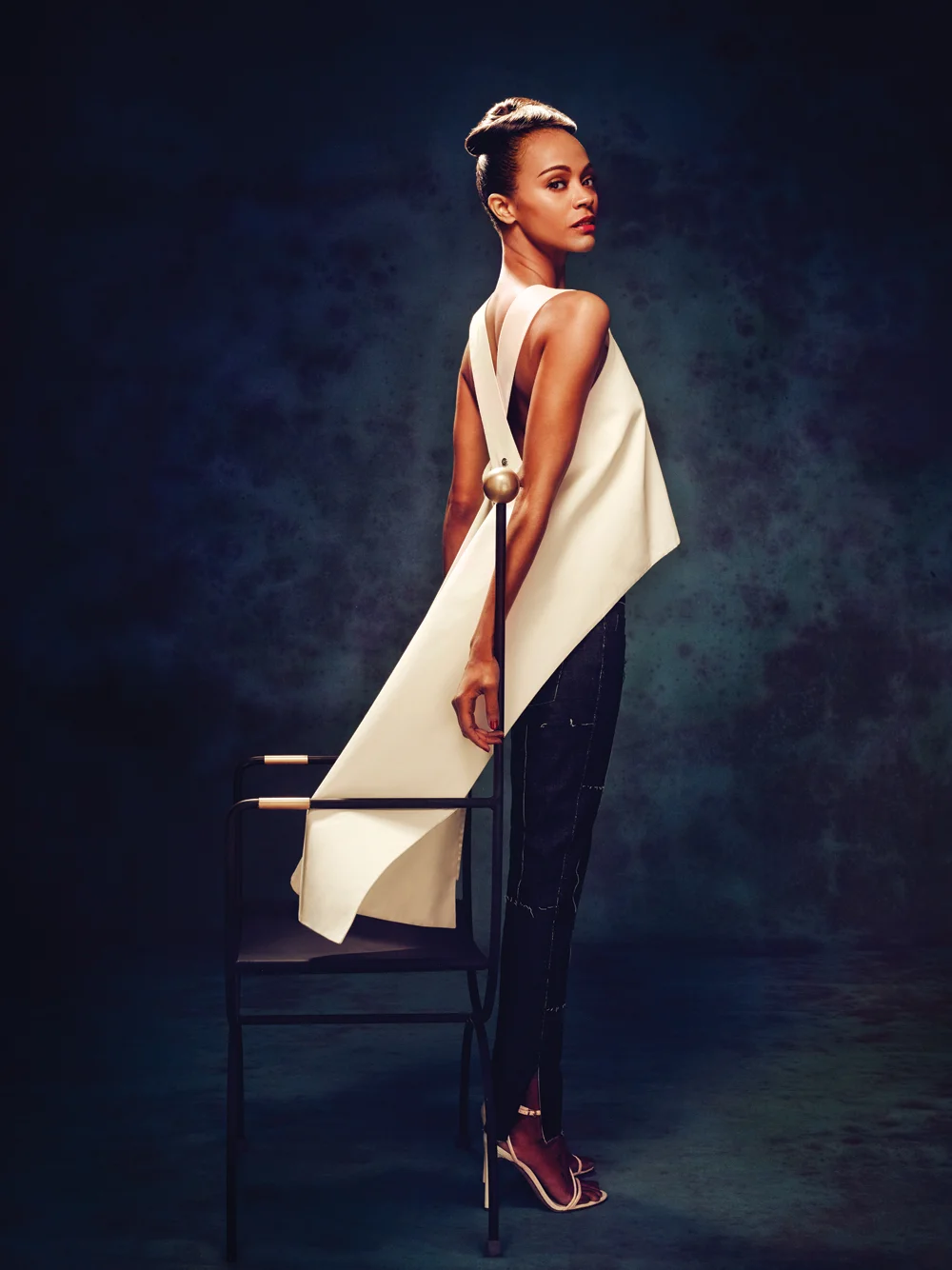 Zoe Saldana for Flare