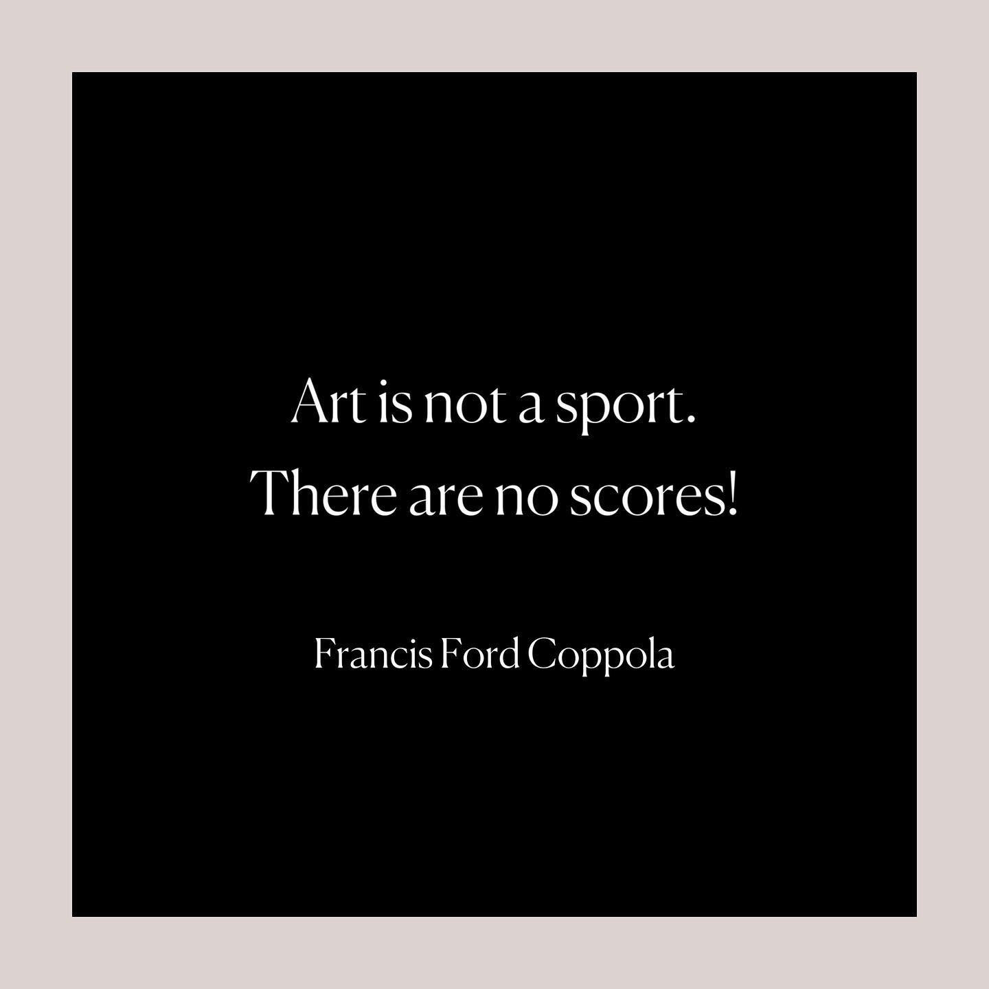 Francis Ford Coppola recently posted this to Instagram. And while I don&rsquo;t know the context (most likely movie-related), his sentiments reminded me of just how much I MISS ART.
​​
​​Or perhaps, the museum experience. 
​​I miss wandering the gall