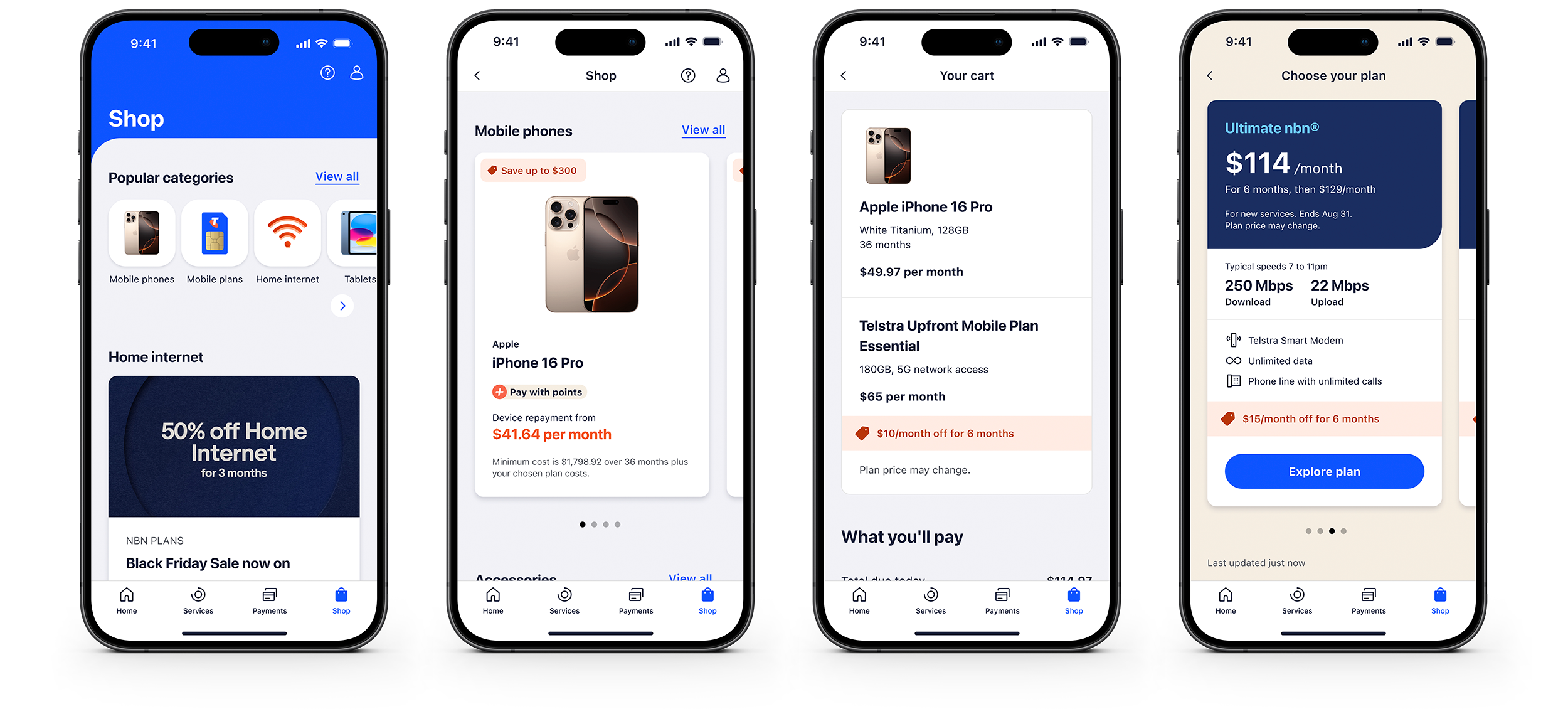 SHOP FEATURES