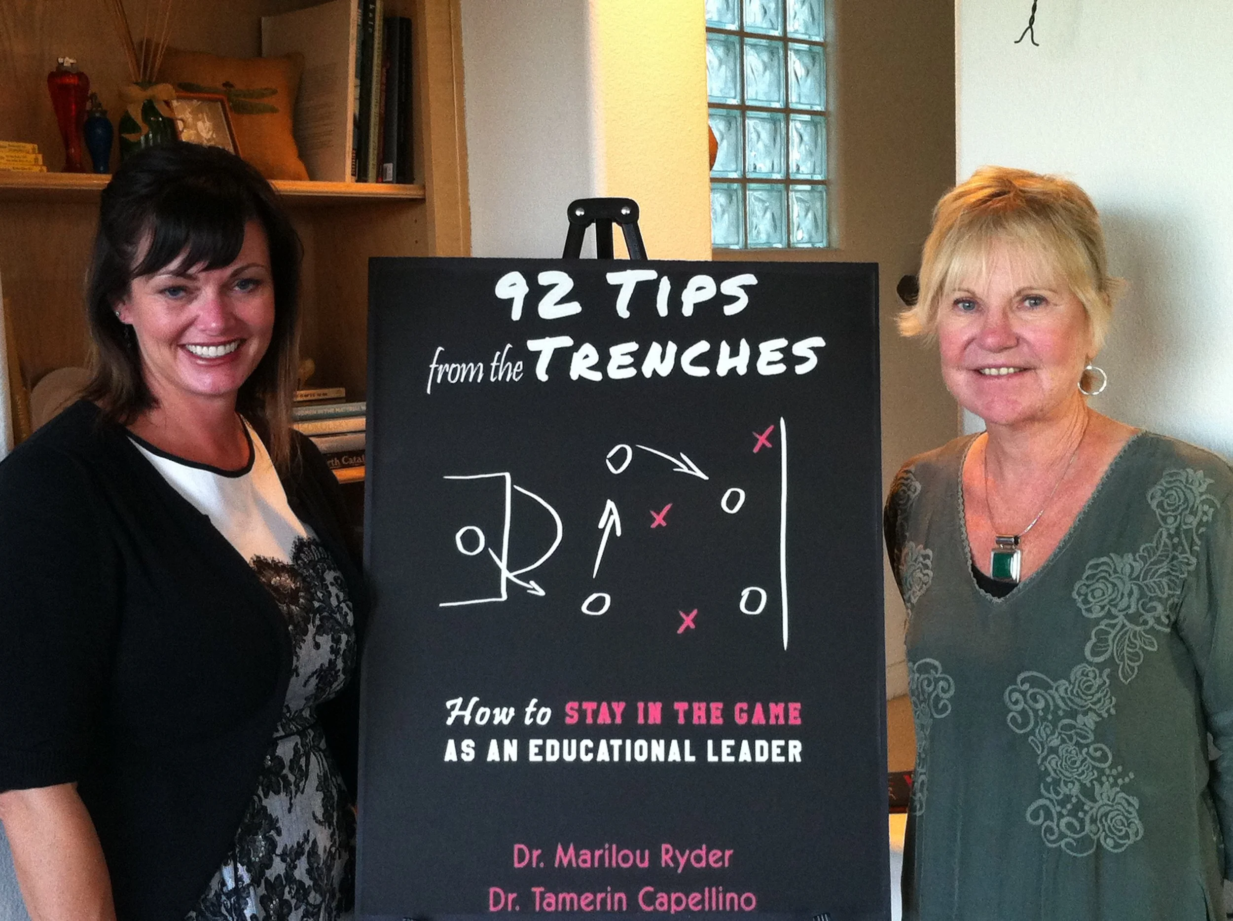 The co-authors at a book promotion event.