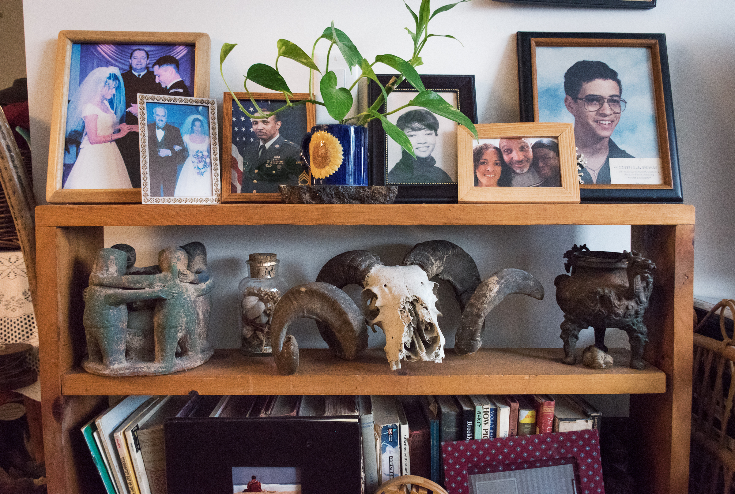 Mar 25, 2017- New York, N.Y., U.S.A.- Photos of Rendy's family members, some of whom have passed away, in her apartment in midtown Manhattan.