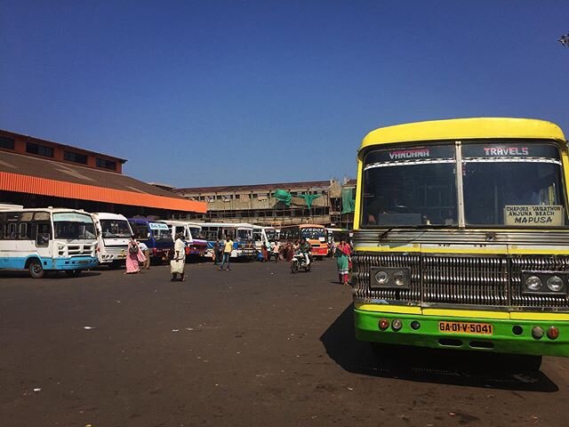 Mapusa Bus Stand. 
#youfollowthefilm #goa #travelbybus #bestdocumentary #oldiebutgoodie
