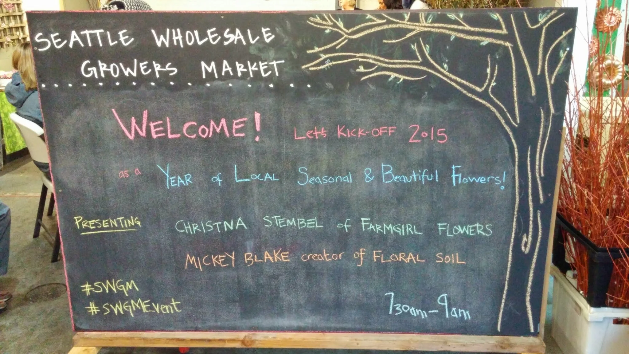 January at Seattle Wholesale Growers Market