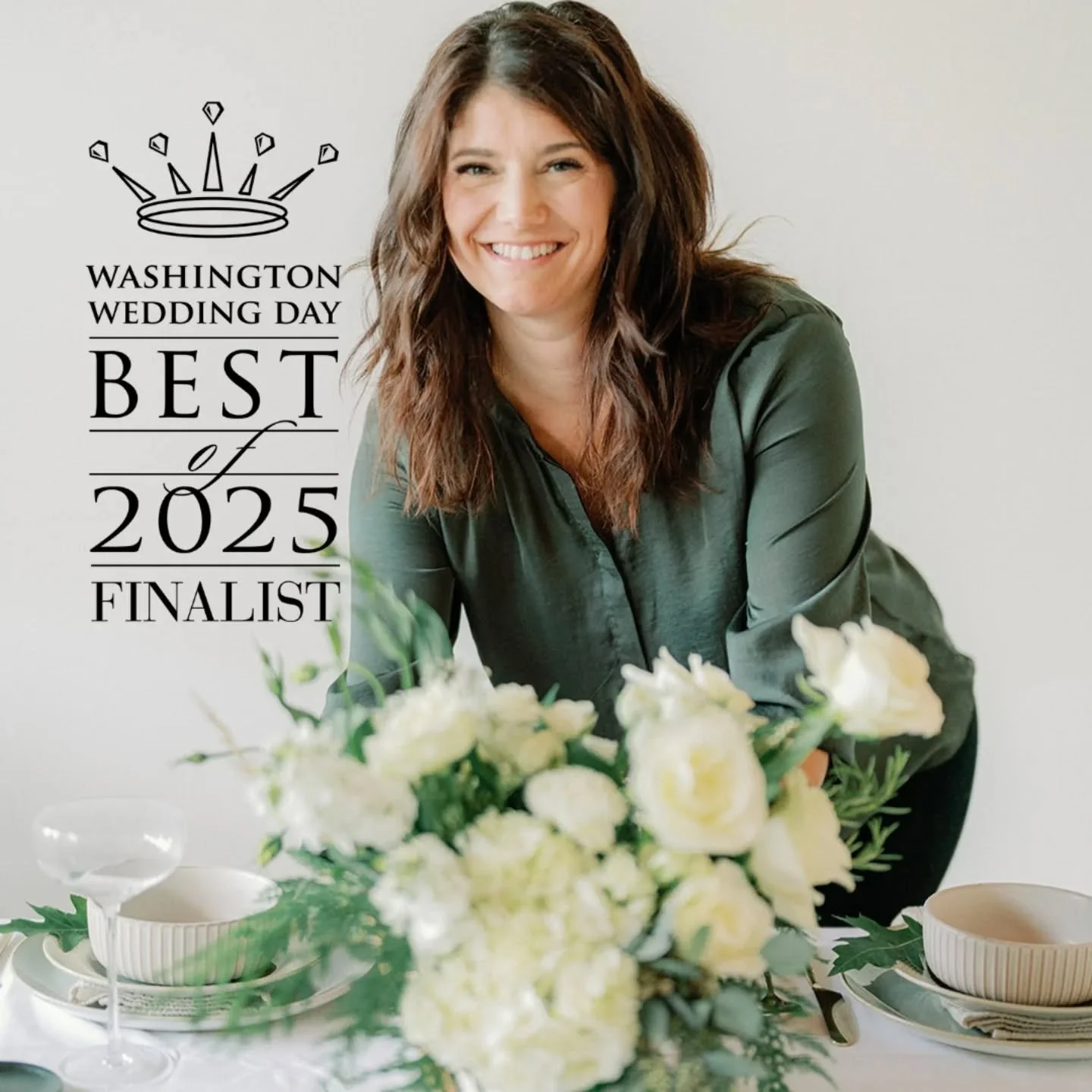 So excited and honored to be a finalist for @washingtonweddingday best of 2025. You can find me in best florist category! 🎉💐

If you voted, thank you. I appreciate it more than you know. Weddings are so incredibly special. And I love being part of 