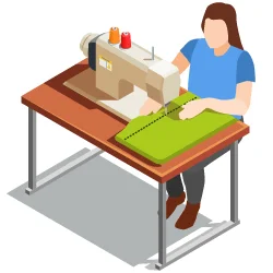 5. prototyping / sample making The first prototype is the birth of your concept! Let our team bring it to life with the newest, latest, and greatest technology. Not to mention, those machines are guided by good-hearted sewers with decades of experience. 