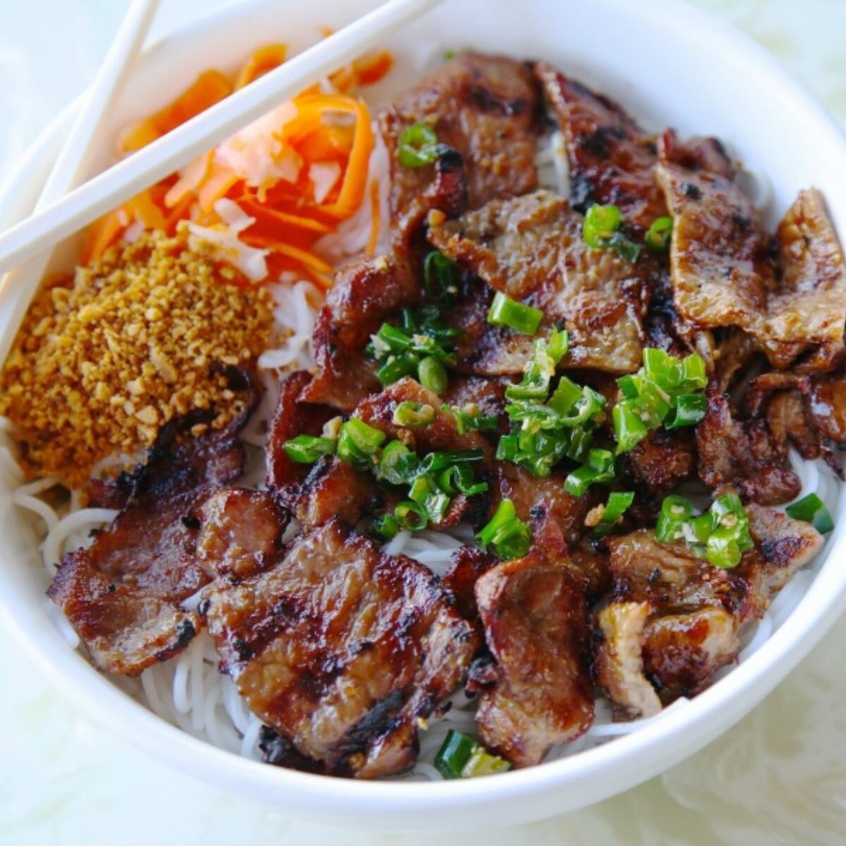 #89 Lemongrass Pork Noodle Salad