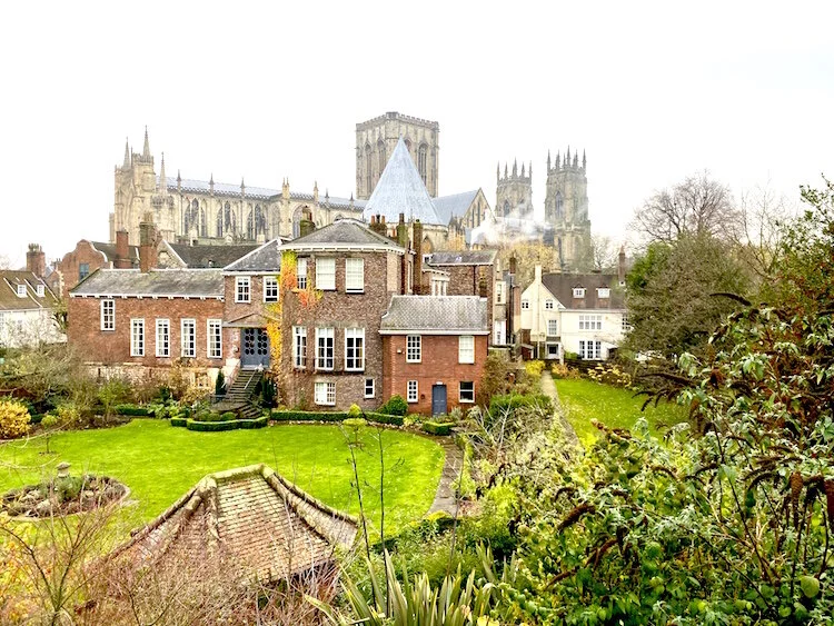The view of York Cathedral from the wall