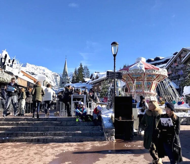 Strasbourg Christmas markets and snow capped alps