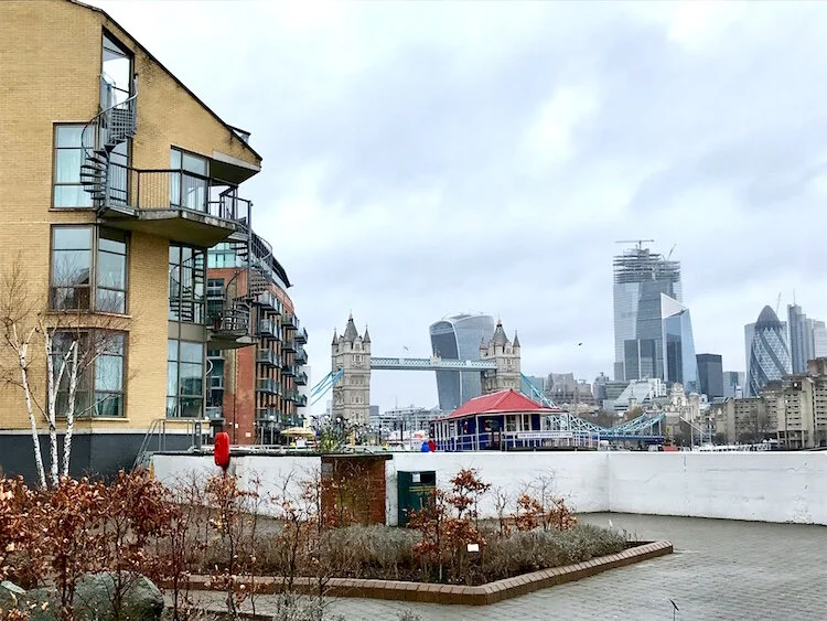The view from the Thames Path
