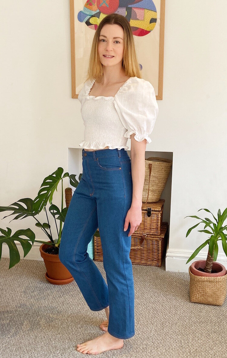 Dawn Jeans by Megan Nielsen and McCall's M7946 top — CHLOE HYDE
