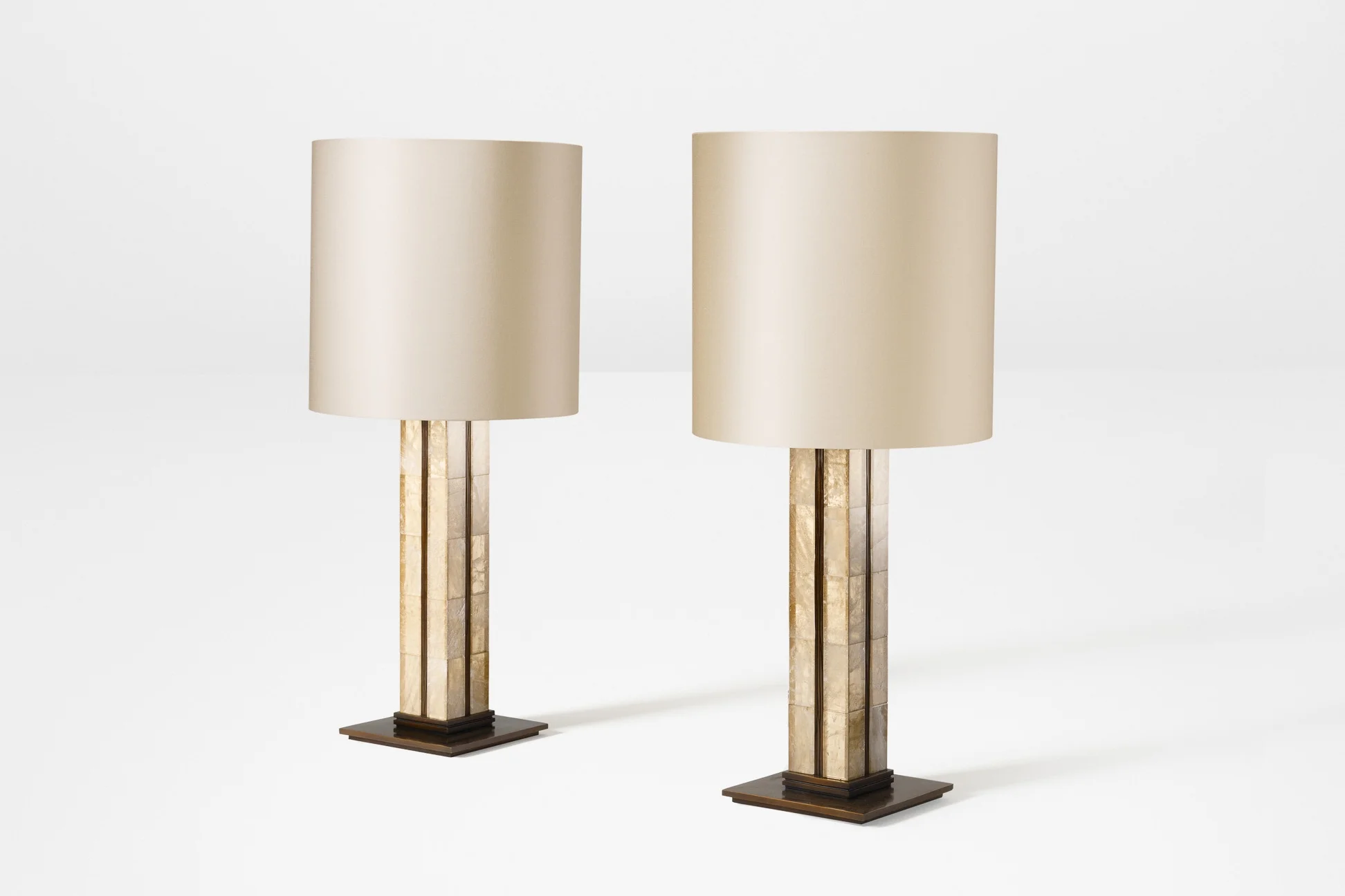 low rectangular table lamp