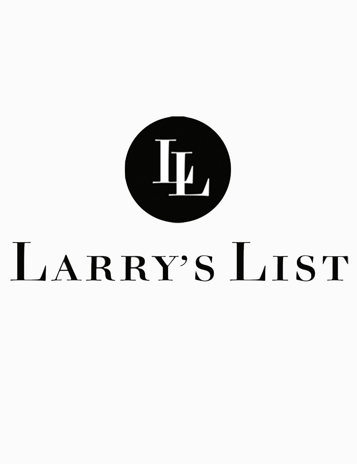 LARRY'S LIST, JAN 2021