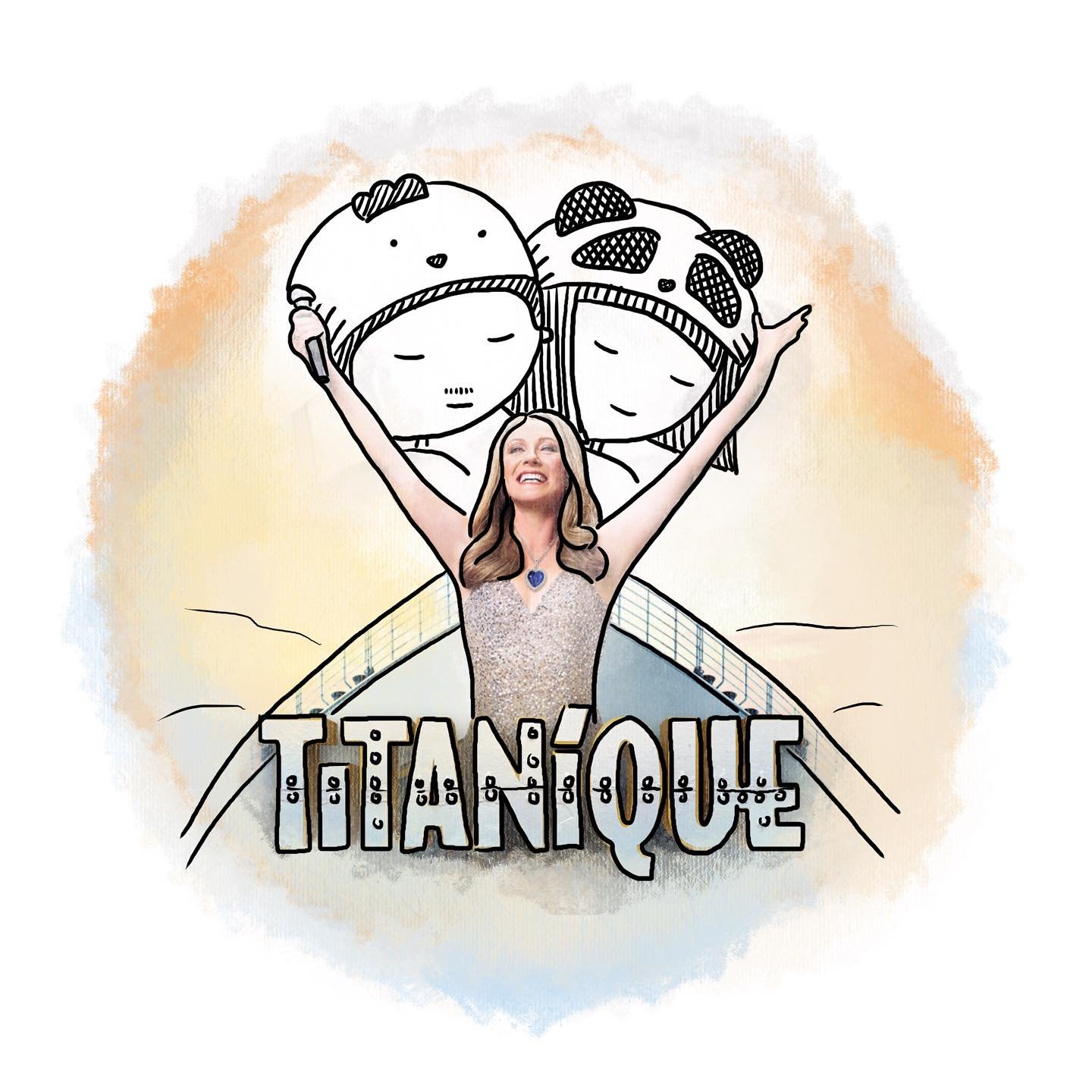 Titan&iacute;que.
Everyone - especially Teresita Rosita and Dr Chicken way back in the audience - played second fiddle to Miss Celine Dion in this utterly fabulous retelling of Titanic! #titanique #musical #musicalparody