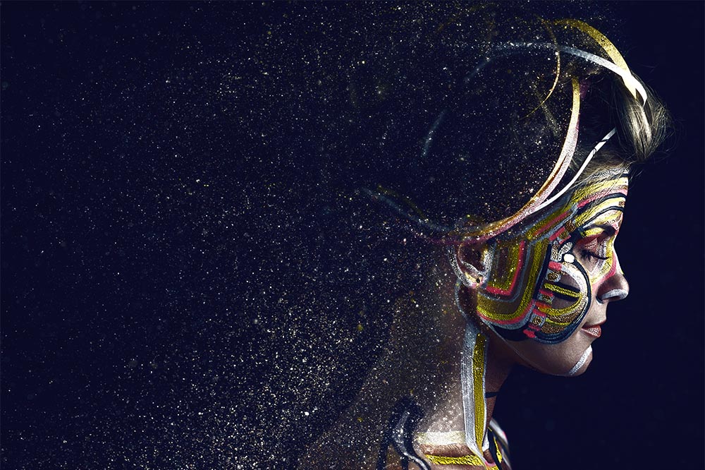 “We are star stuff which has taken its destiny into its own hands.” ― Carl Sagan, Cosmos Model: Heidi Hubmann | MUA: Erica Eigensee | Hair: Inna Milbaugh | Body Art: Patrick Vincent