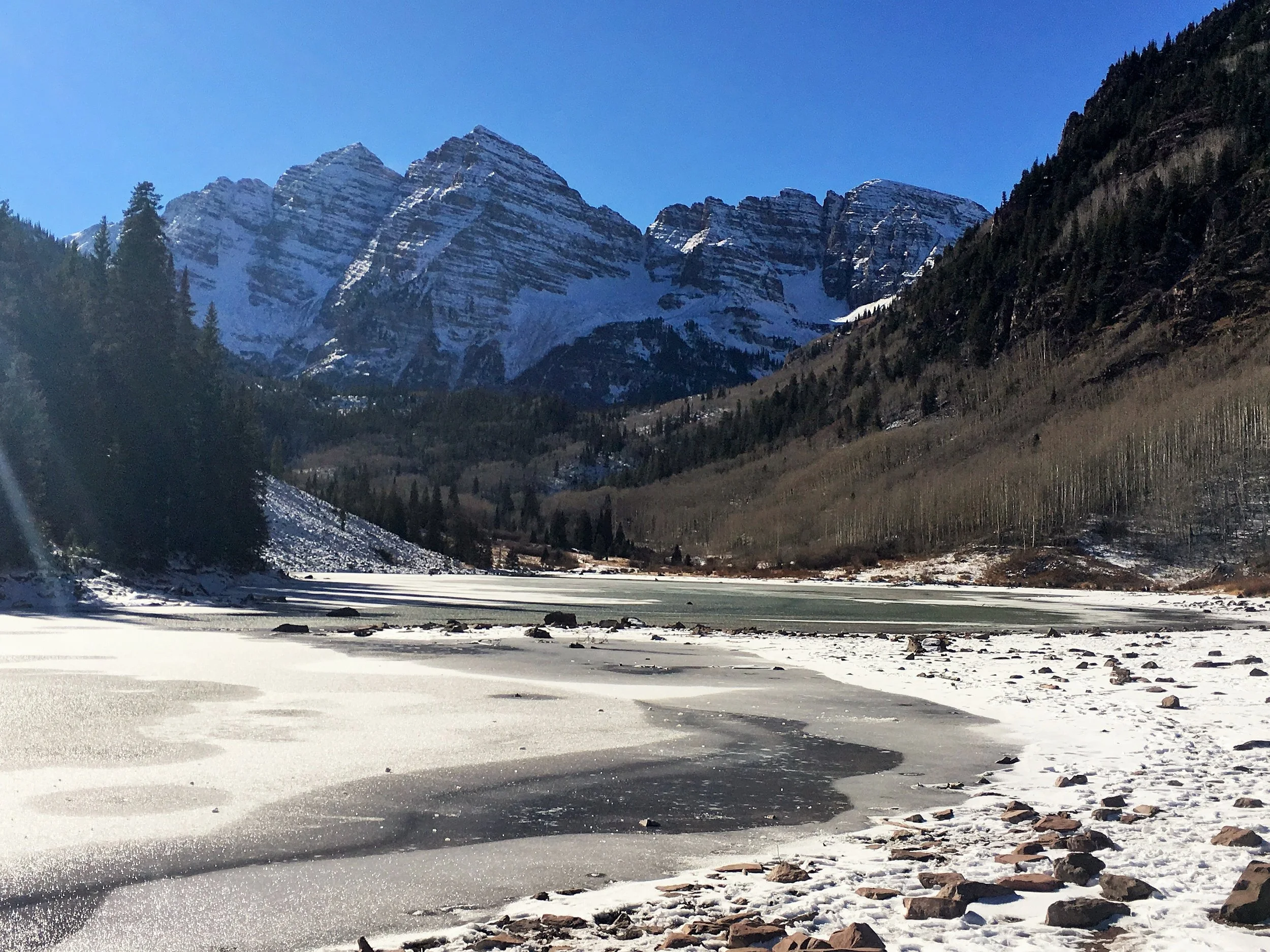 Easy Drive to Aspen's Maroon Bells