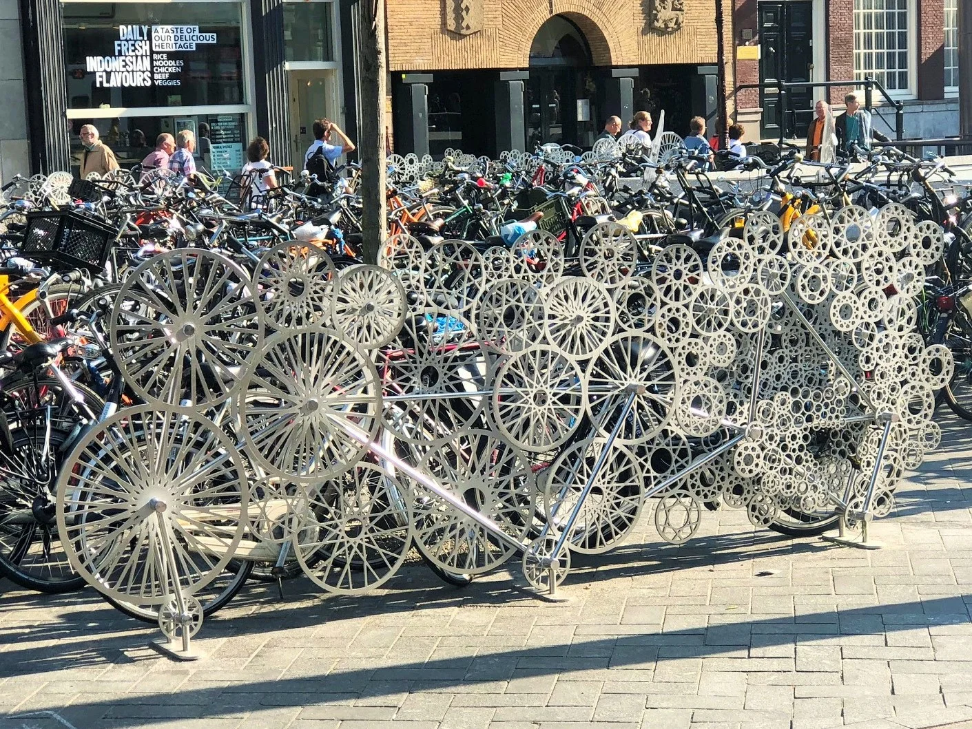 More Bicycles than Cars or People in Amsterdam!