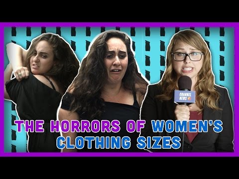 The Horrors of Women's Clothing Sizes (A Braless Sketch!)