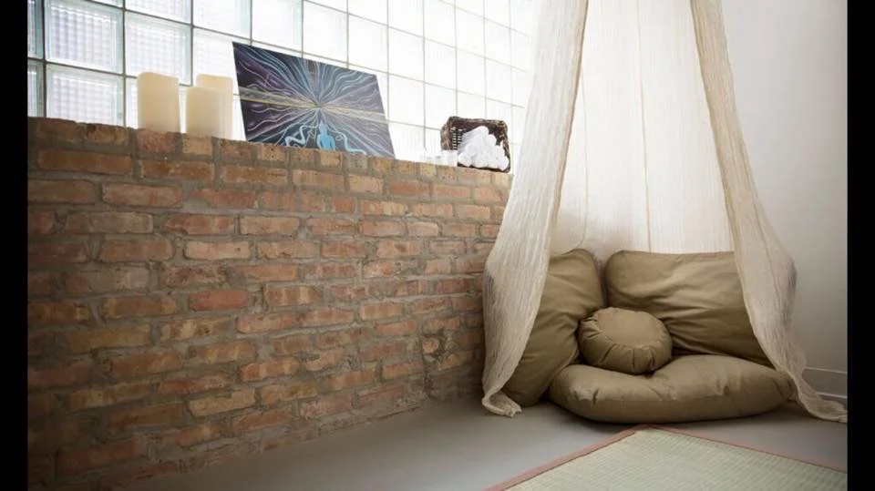 Float Sixty's Meditation Room provides a calming space with natural light