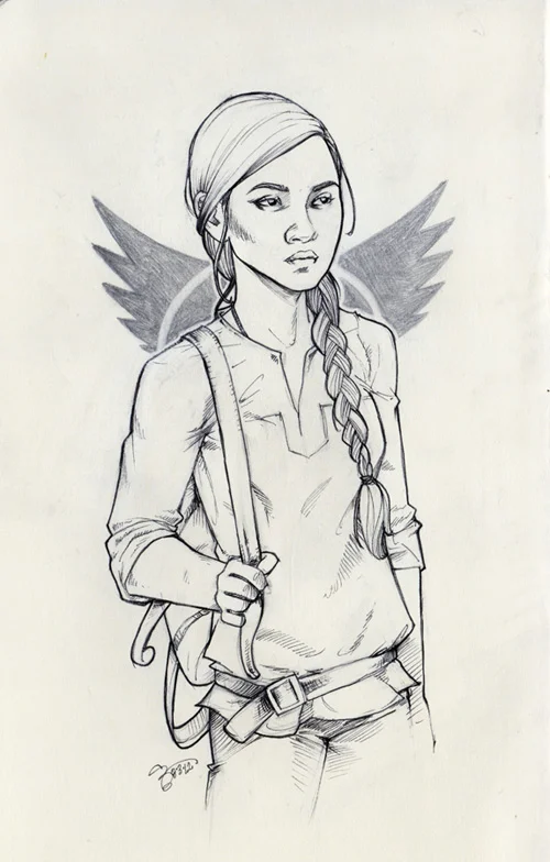 the girl on fire