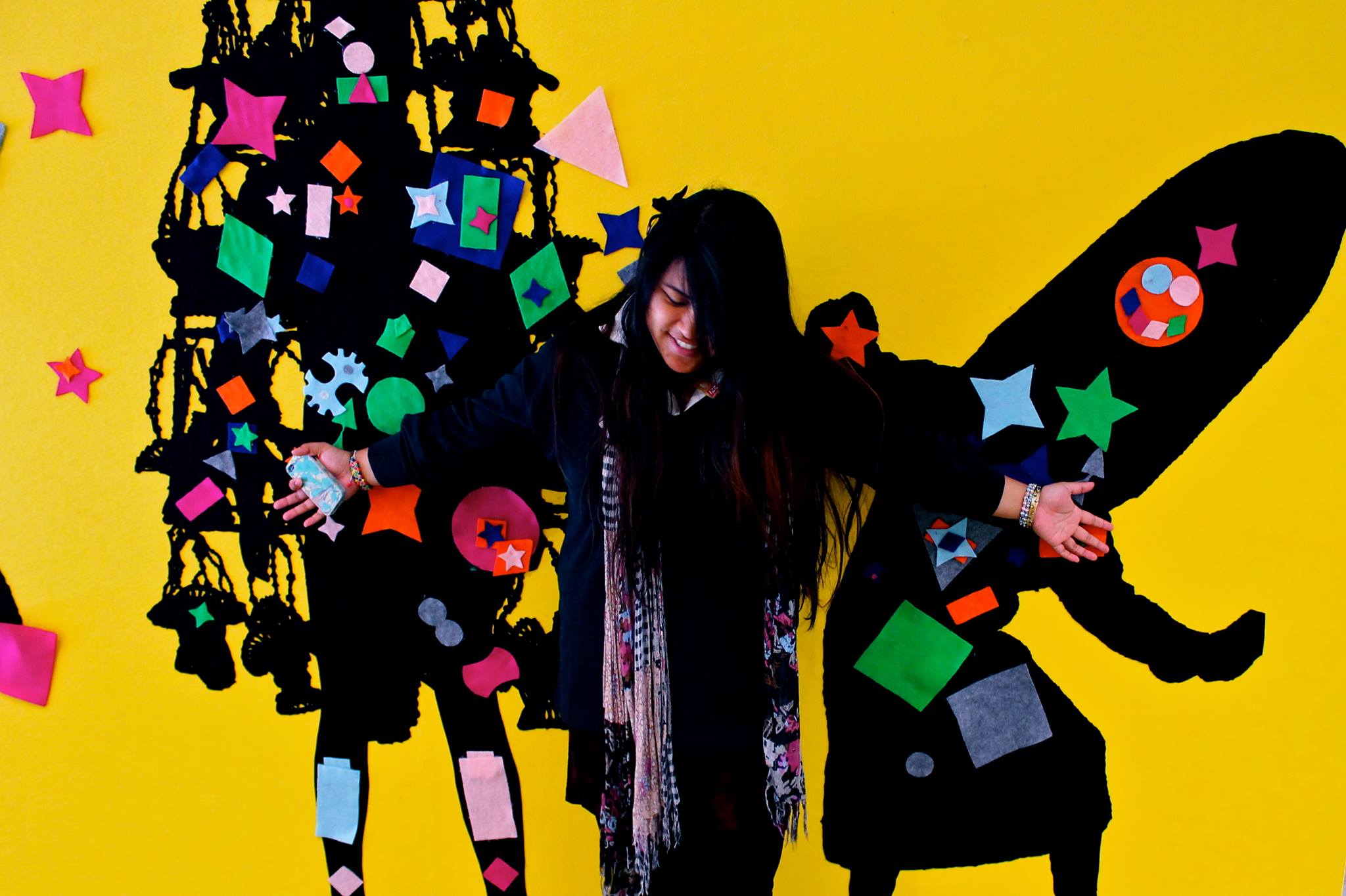Photo of Amanda Kelly Espiritu taken by Jesus Tapia | 04.29.14 | Nick Cave exhibit @ The Institute of Contemporary Art, Boston |