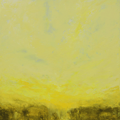 The Brighter The Yellower - 16 x 16 inches - oil on panel