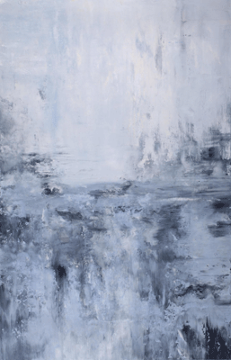 New Ground #1 - 33 x 43 inches - oil on mylar - sold