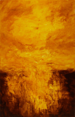 New Ground #10 - 33 x 43 inches - oil on mylar - sold
