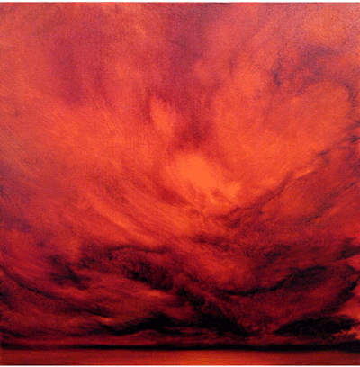 Tangiers - 30 x 30 inches - oil on canvas - sold
