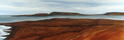 Ferryland - 60 x 20 inches - oil on canvas - sold