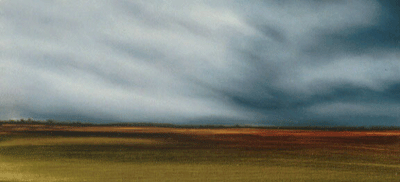 Field of Fire - 24 x 12 inches - oil on canvas - sold