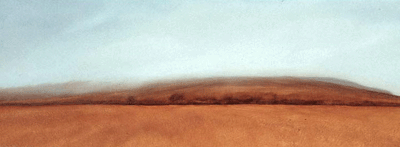 Richard's Hill - 21 x 7 inches - oil on canvas - sold