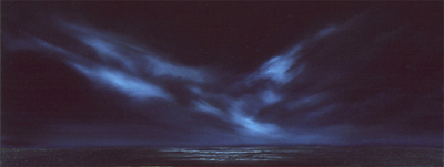 Midnight II - 39 x 17 inches - oil on canvas - sold