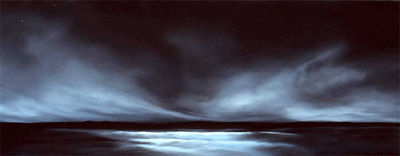 Midnight #5 - 25 x 10 inches - oil on canvas - sold