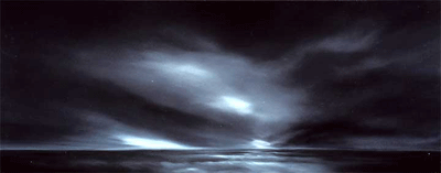 Midnight #6 - 25 x 10 inches - oil on canvas - sold