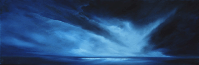 Prussian - 60 x 20 inches - oil on canvas - sold