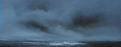 Storm 1 - 25 x 10 inches - oil on canvas - sold