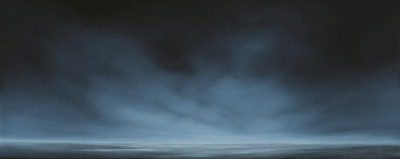 Storm 2 - 25 x 10 inches - oil on canvas - sold