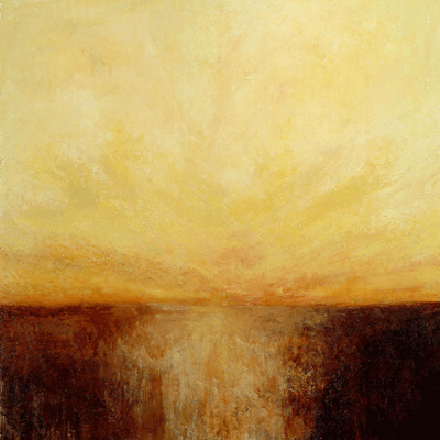 Hope's Harbinger - 36 x 36 inches - oil on panel - sold