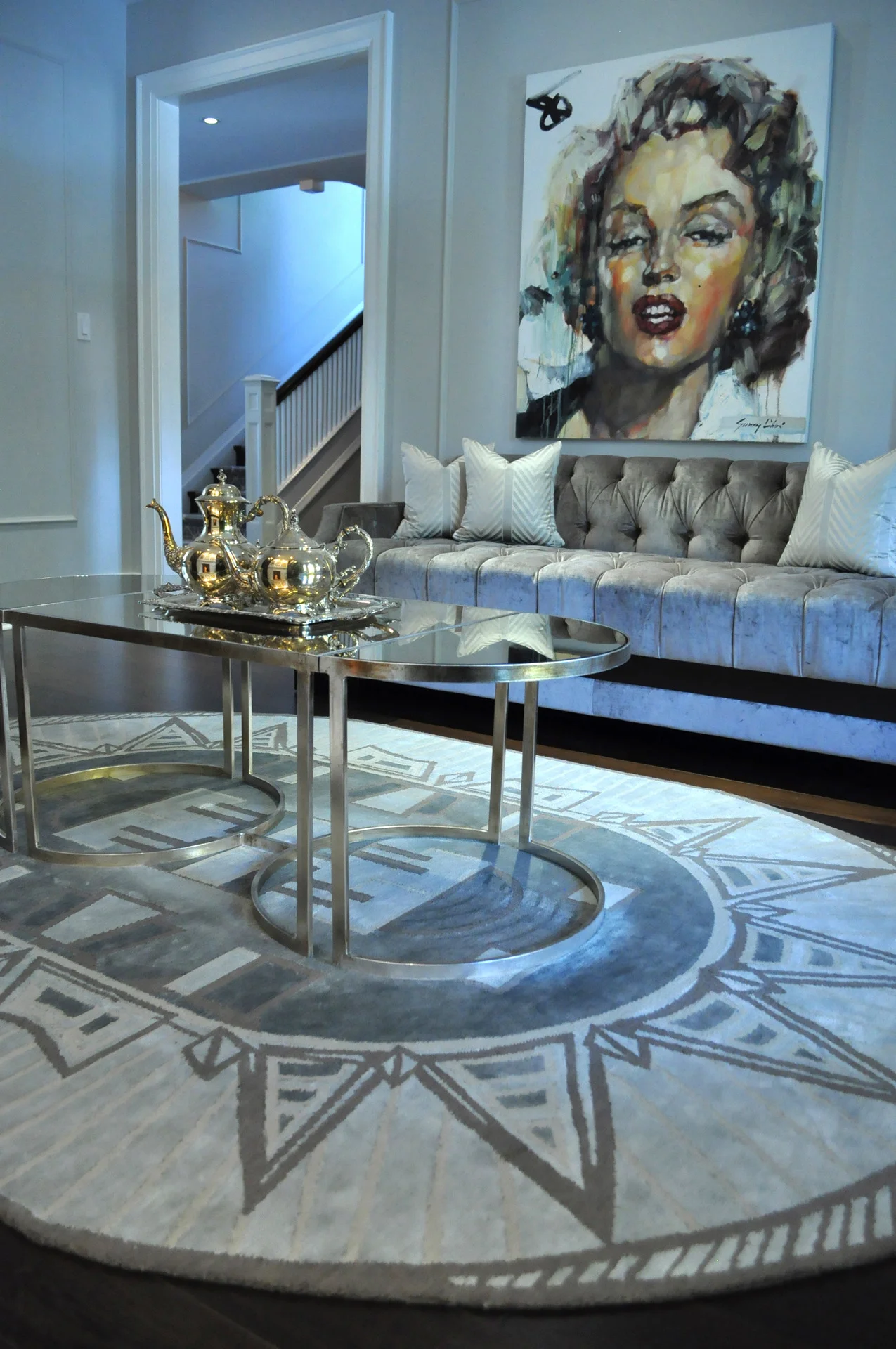 Designed with creative direction from Robert Cameron. Hand-knotted in 100% silk | Client: Robert Cameron | 2012