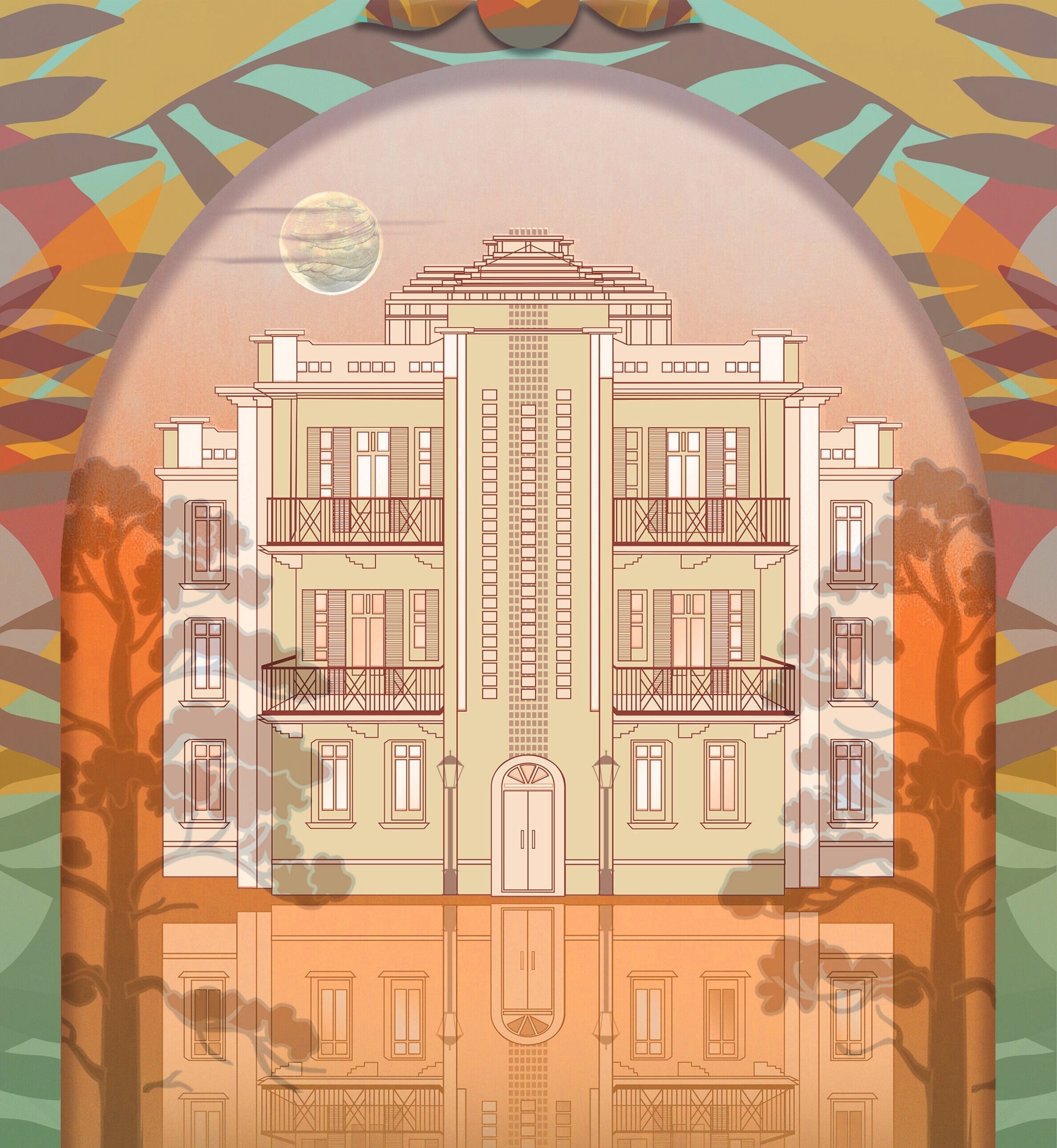  The Luna Hotel, Created for PI FINE ART, 2019 