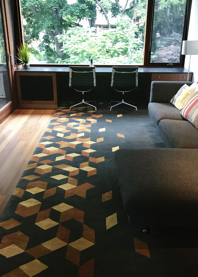  Custom rug for a private client in High Park Toronto • 2018 