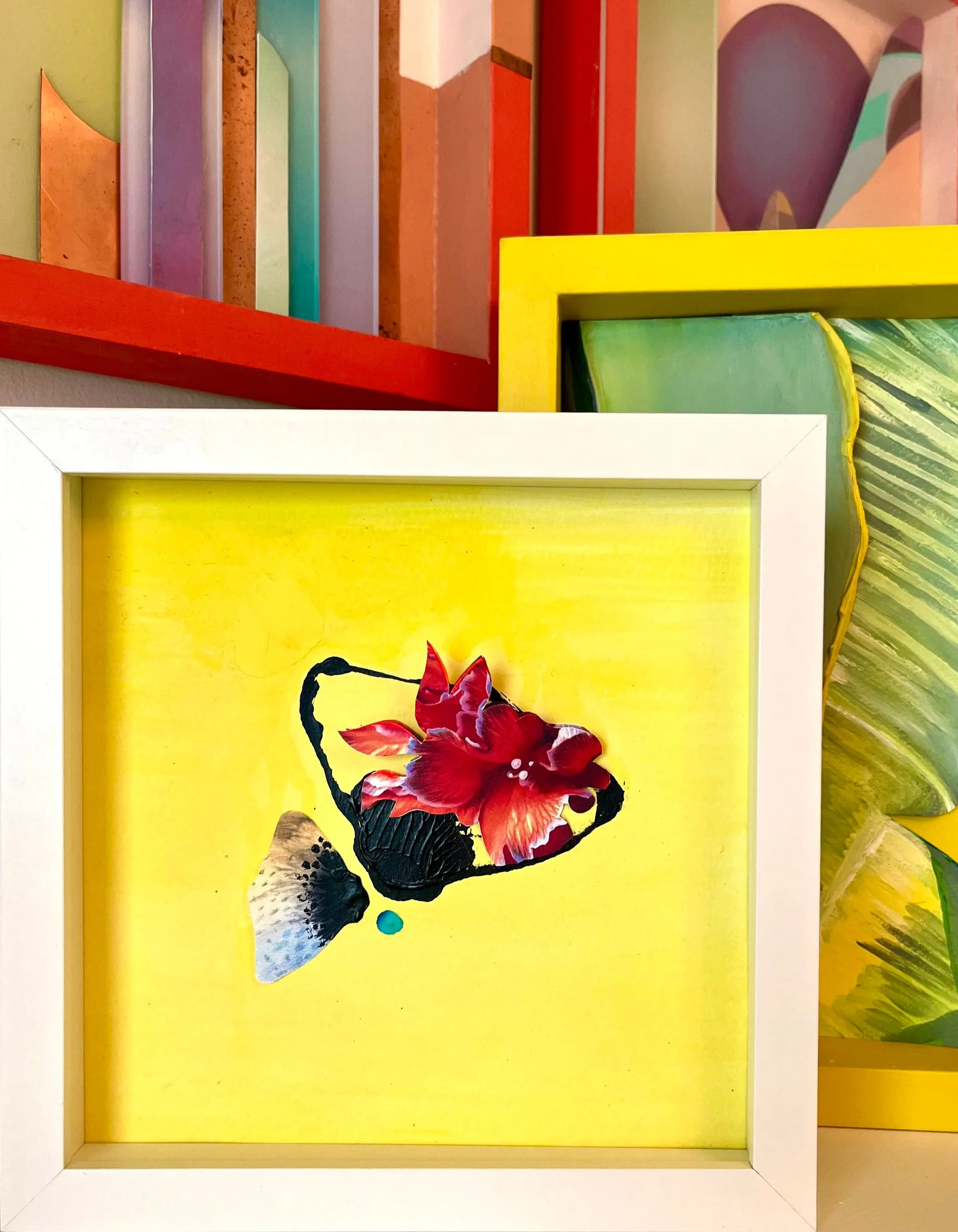 MOTHER AND SON • 6"X6"