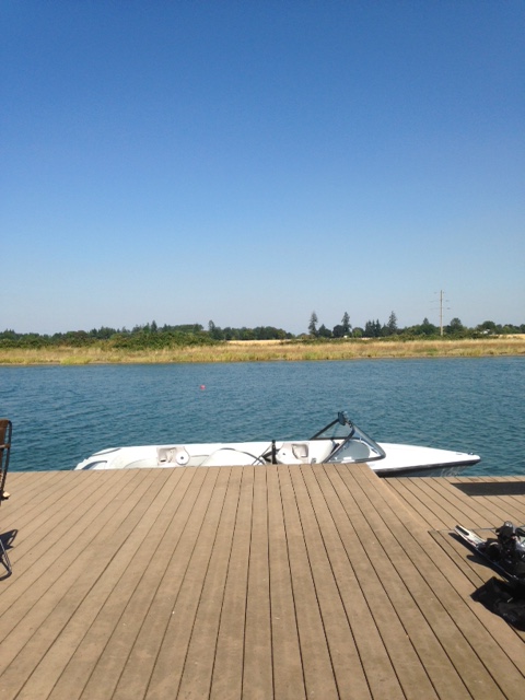 A beautiful dock and boat!
