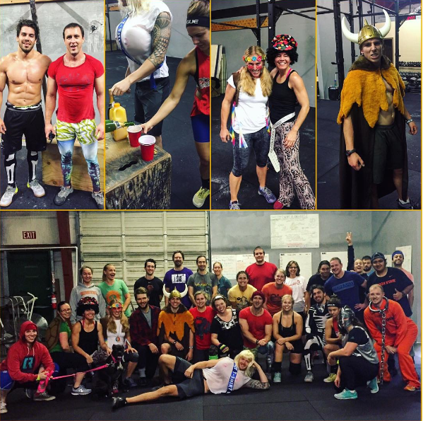 A little Halloween collage, that sure was a fun WOD!!!