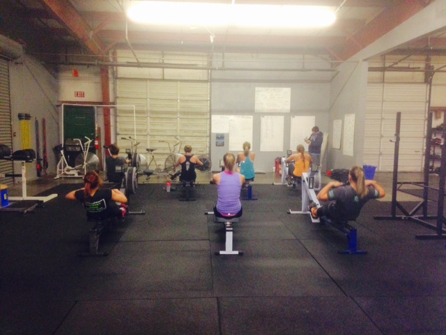 The CrossFit Train Rowing Team in action :)